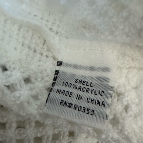 Rebellion Crochet Floral Crop Tank Top nwt sz large - Picture 5 of 5